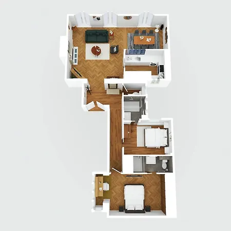 Champs Elysees Stylish Flat 2br 6ppl Daire